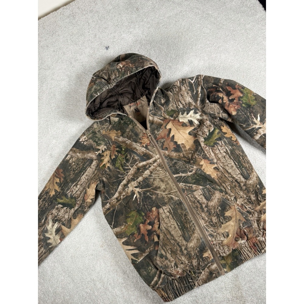 RedHead Silent Hide Insulated Hooded Camouflage Hunting Jacket Youth XL